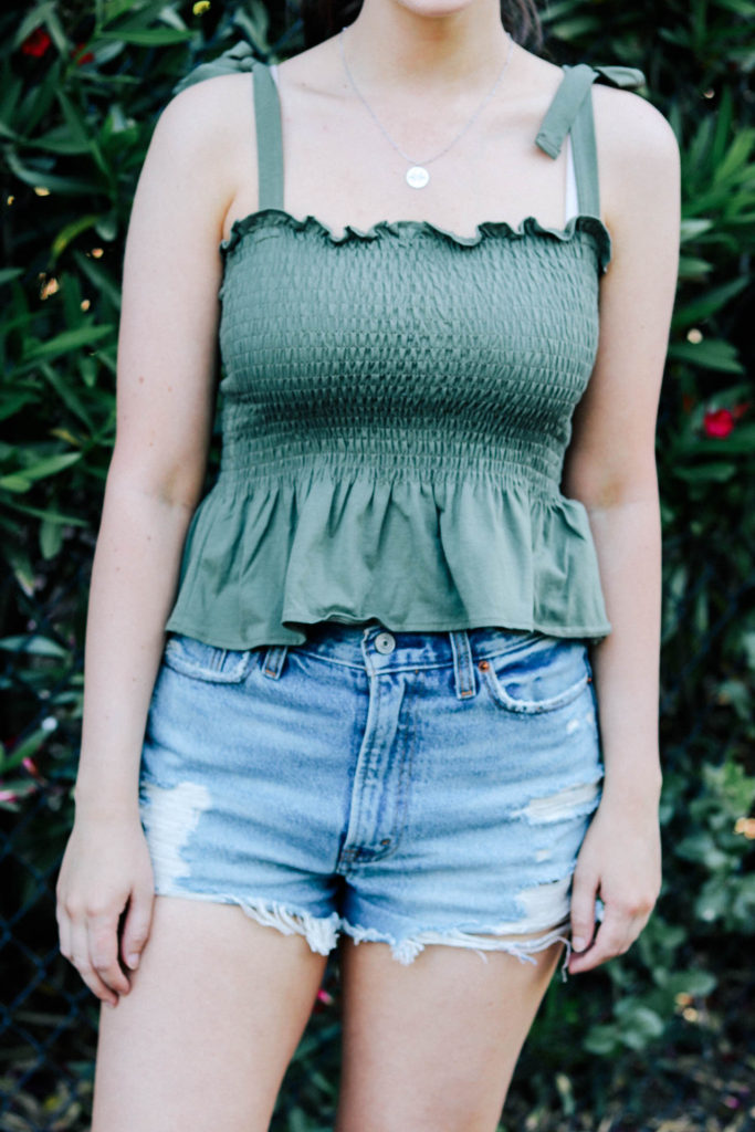 My Summer Uniform: Denim Shorts and a Tank Top - Lauren Campbell