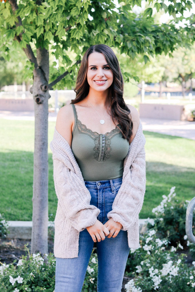 The Coziest Cardigan for Fall - Lauren Campbell