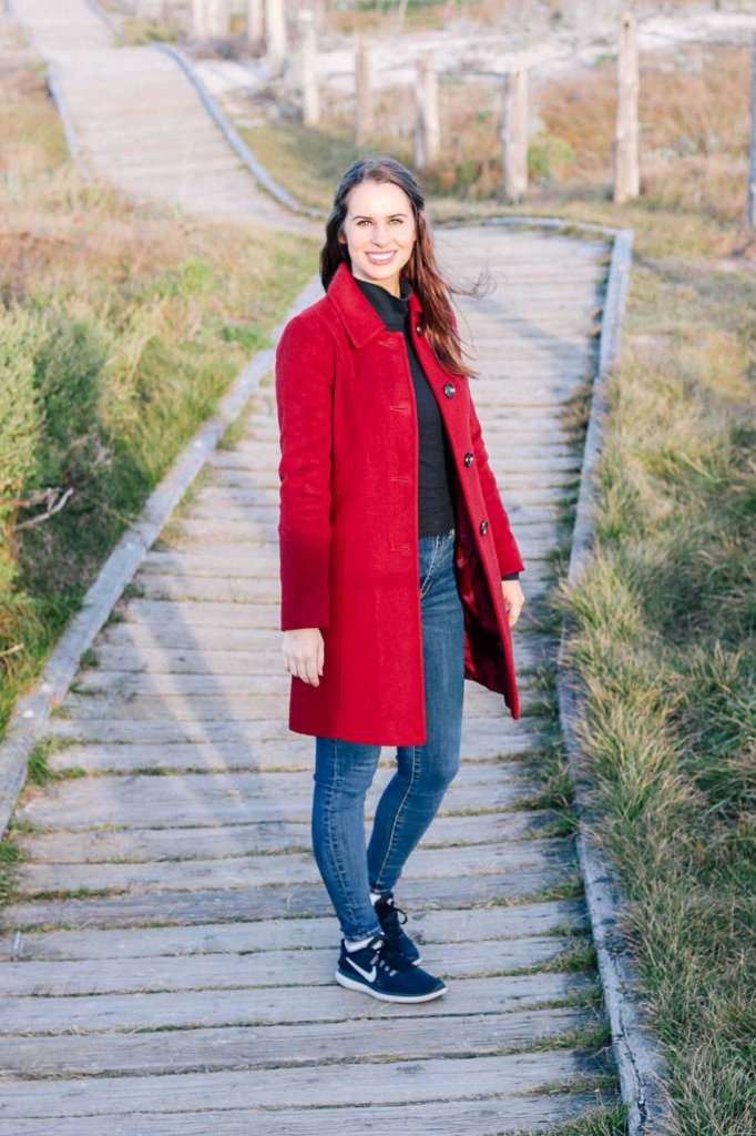The Best Burgundy Coat from Macy's