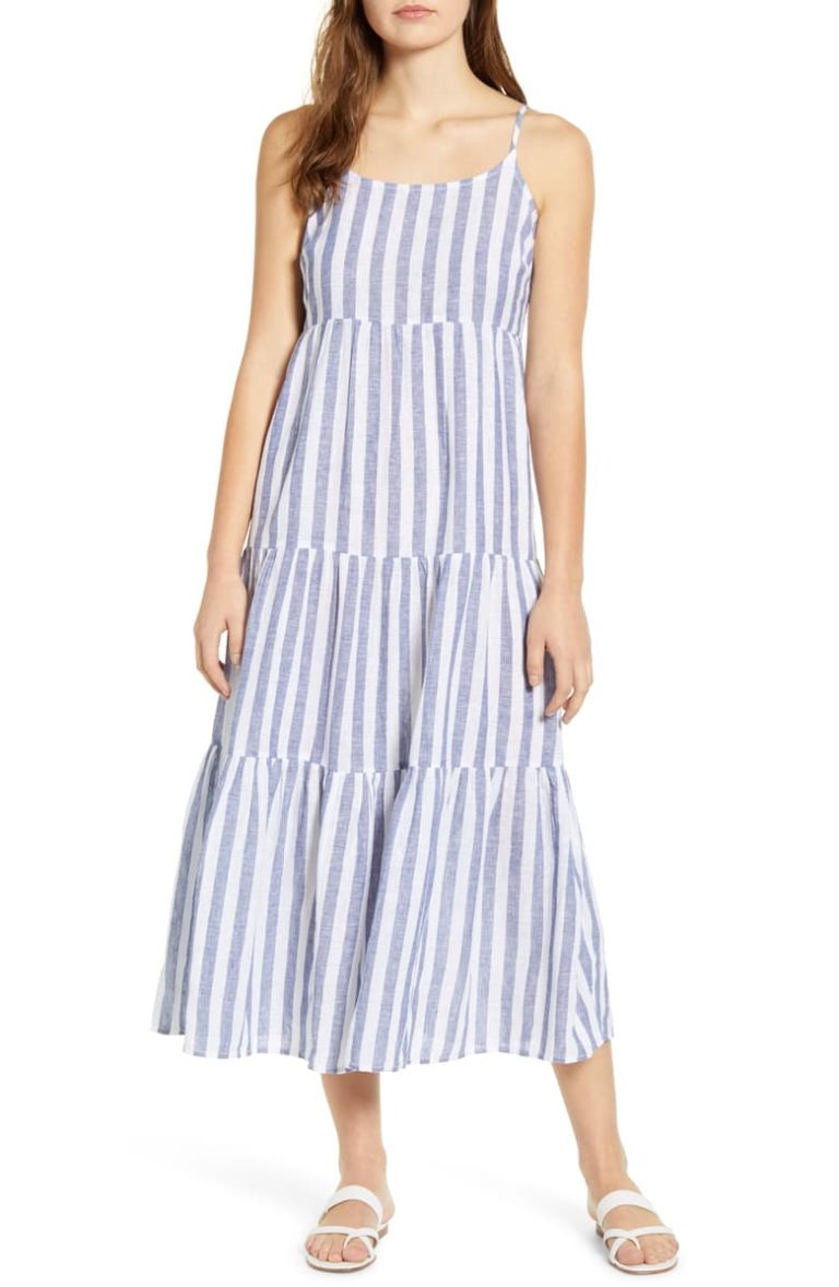 Blue Striped Dress for Summer - Lauren Campbell